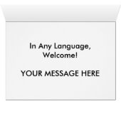 Welcome in Languages of India Cards (Inside Horizontal (Bottom))