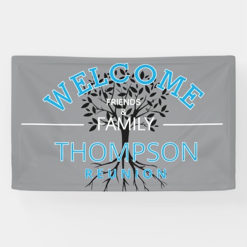Welcome! Inviting Family reunion banner