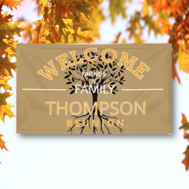 Welcome! Inviting Family reunion banner (Creator Uploaded)
