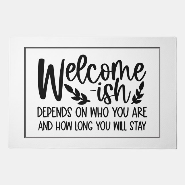Welcome-ish Doormat (Front)