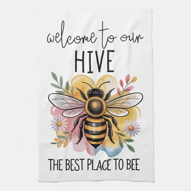 Welcome Kitchen Towel (Vertical)