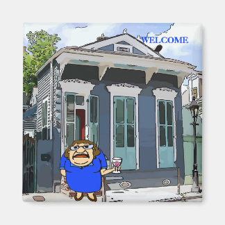 Welcome Lady on Desire St Magnet