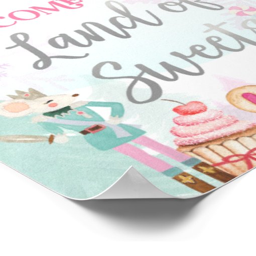 Land of Sweets Nutcracker Ballerina Girl Poster Zazzle