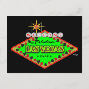 Welcome, Las Vegas, Nevada Postcard