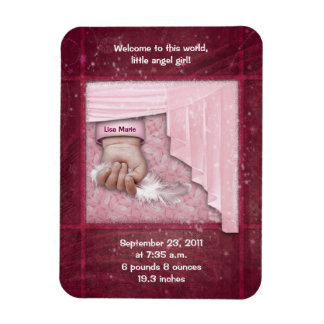 Welcome little Angel Girl Magnet