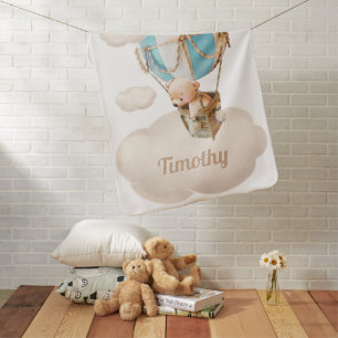 Welcome Little Bear Baby Blanket