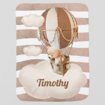 Welcome Little Bear Baby Blanket