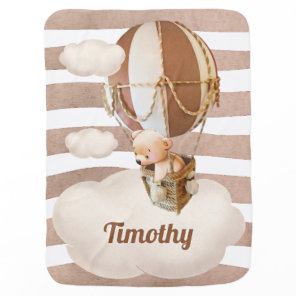 Welcome Little Bear Baby Blanket