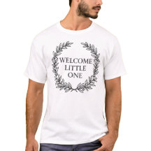 Welcome Little One Botanical Laurel Wreath Baby Sh