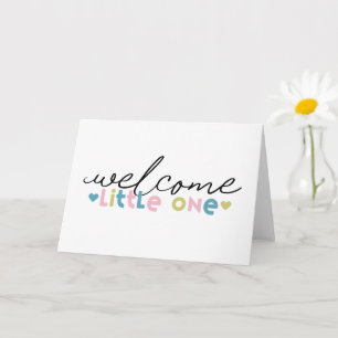 Welcome Little One Greeting Card