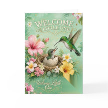 Welcome Little One- Jamaican Baby Card