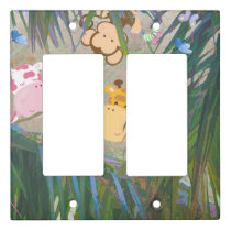 Welcome Little One Jungle Theme Baby Nursery  Light Switch Cover