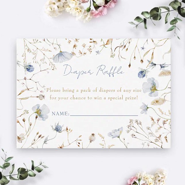 Welcome Little Wildflower Diaper Raffle Enclosure (Creator Uploaded)