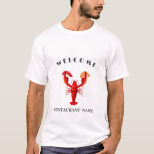 welcome Lobster sushi seafood Market custom name T-Shirt