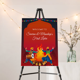 Welcome Lohri signs Lohri Party signs, Lohri Sign