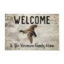 Welcome Mallard Duck Family Name Home Cottage Doormat