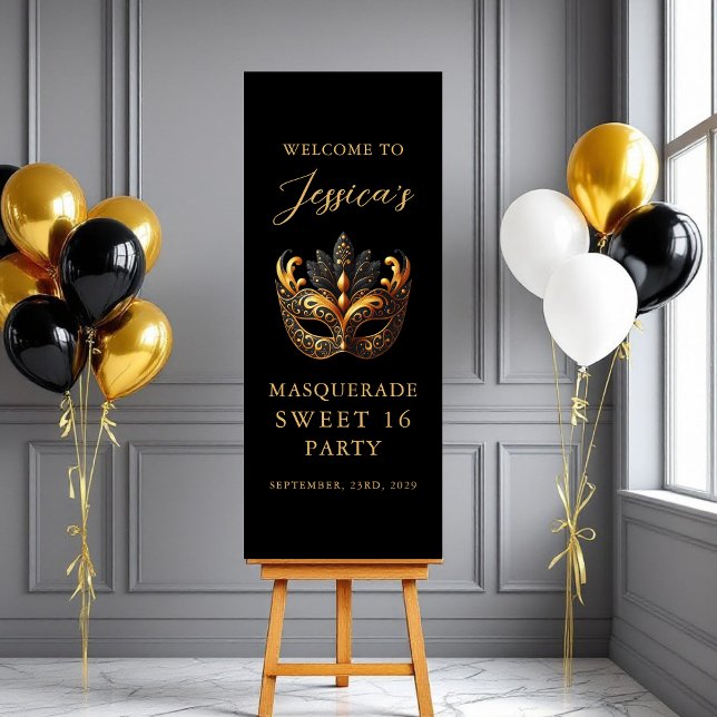Welcome Masquerade Sweet 16 Birthday Party  Foam Board (Creator Uploaded)