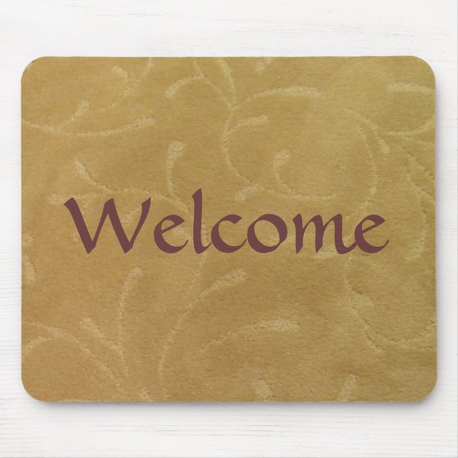 Welcome Mat Mouse Pad (Front)
