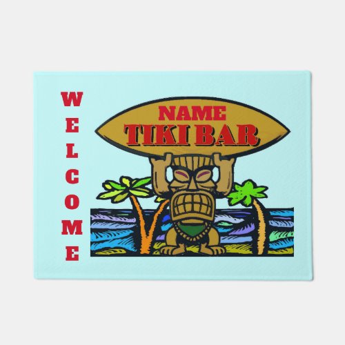 Welcome Mat Tiki BAr Doormat