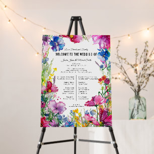 Welcome! Meadow Blooms Collection Foam Board