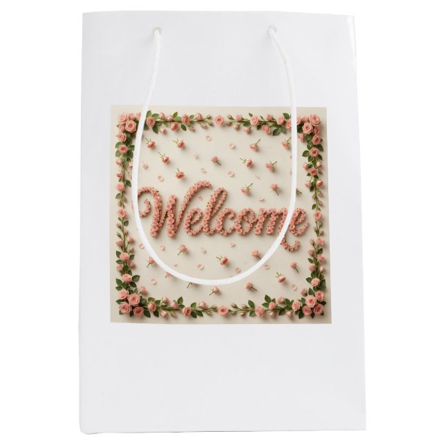 Welcome Medium Gift Bag (Front)