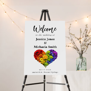 💍🌈 Welcome Minimalist Elegant Foam Board