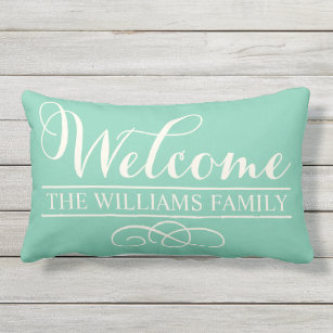 mint outdoor pillows