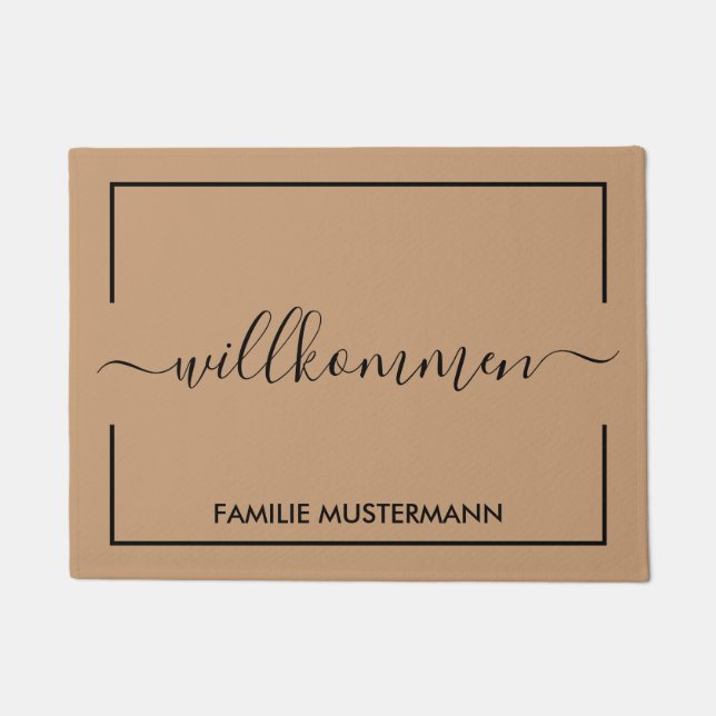 Welcome My Foot Matt Printing Doormat (Front)