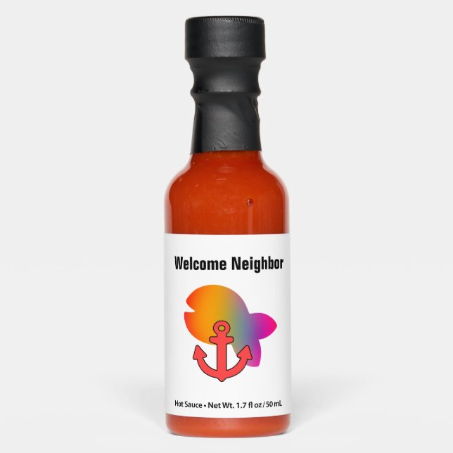 Welcome Neighbor  Hot Sauces (Front)