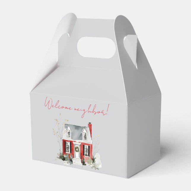 Welcome Neighbor Treat Box (Front Side)