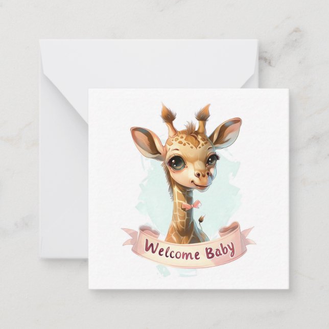 Welcome New Baby Card (Front)