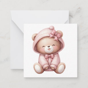 Welcome New Baby Girl Card