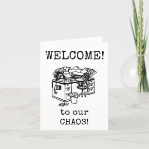 Welcome New Employee, Team Card