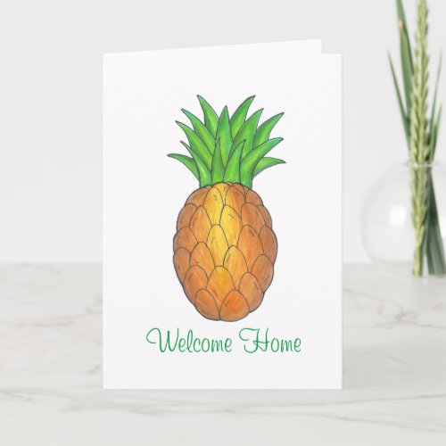 Welcome New Home Housewarming Pineapple Card