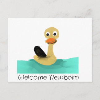 Welcome Newborn Postcard