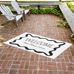 Welcome Now Please Leave Funny Introvert Outdoor Rug