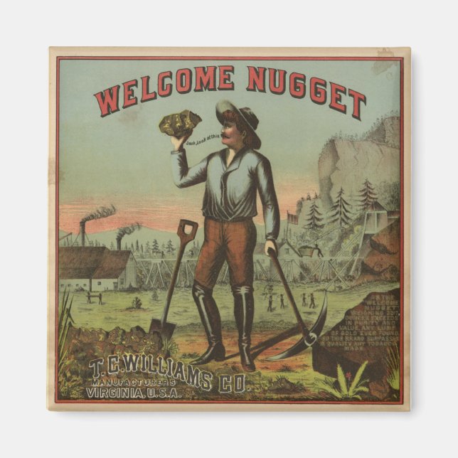 Welcome Nugget-1904 Magnet (Front)