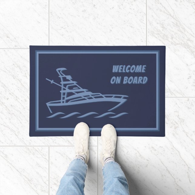 Welcome on Board Doormat (Indoor)