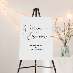 Welcome Personalized Wedding Sign