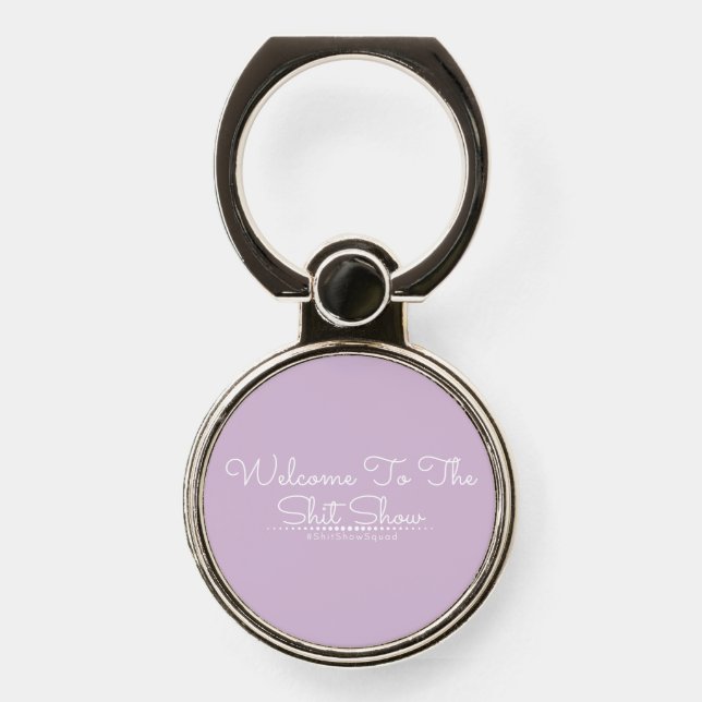 Welcome! Phone Ring Stand (Front)