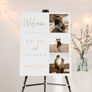 Welcome Photo Sign Board Wedding Greeting G400