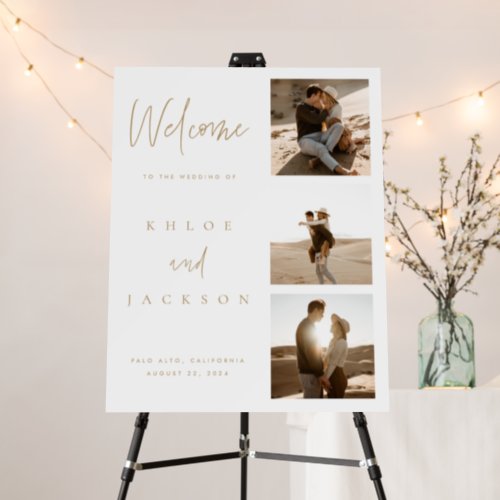Welcome Photo Sign Board Wedding Greeting G400