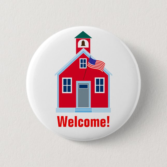 Welcome! Pinback Button (Front)