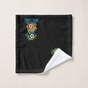 Welcome Pineapple Collection Bathroom Towel Set