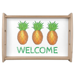 Welcome Pineapple Hospitality New Home Gift Tray