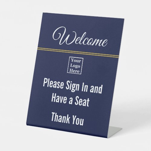 Welcome Please Sign In and Your Logo Here Blue