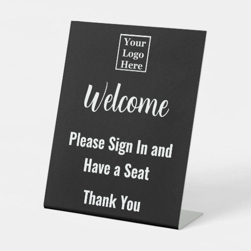 Welcome Please Sign In Have a Seat Thank You Logo