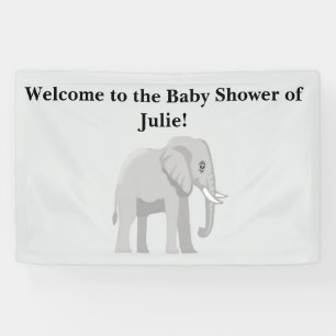 Welcome Prenatal Party Banner