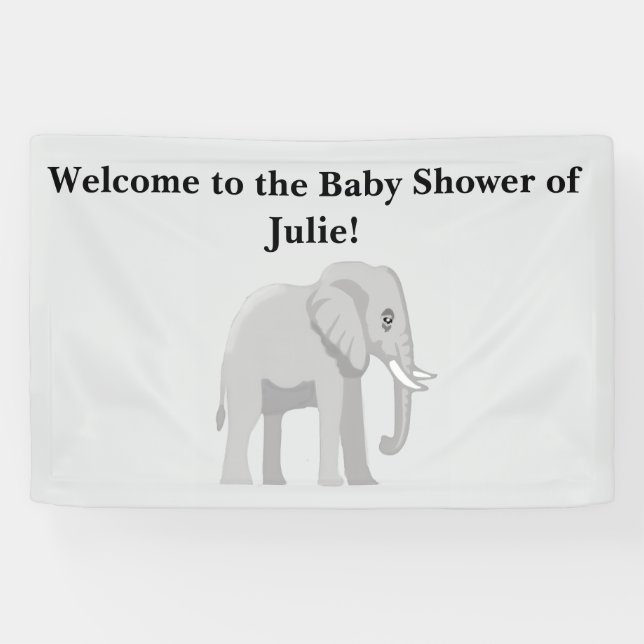 Welcome Prenatal Party Banner (Horizontal)