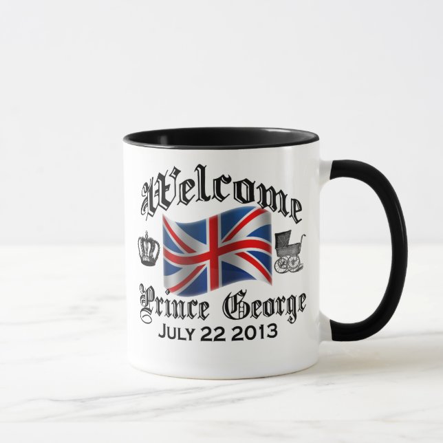 Welcome Prince George July 22 Mug (Right)